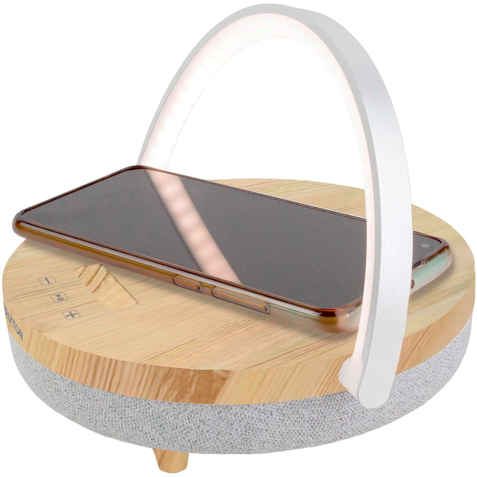 Enceinte Bluetooth® 4-en-1 Prixton de 10 W avec lumière LED et station de charge sans fil 7