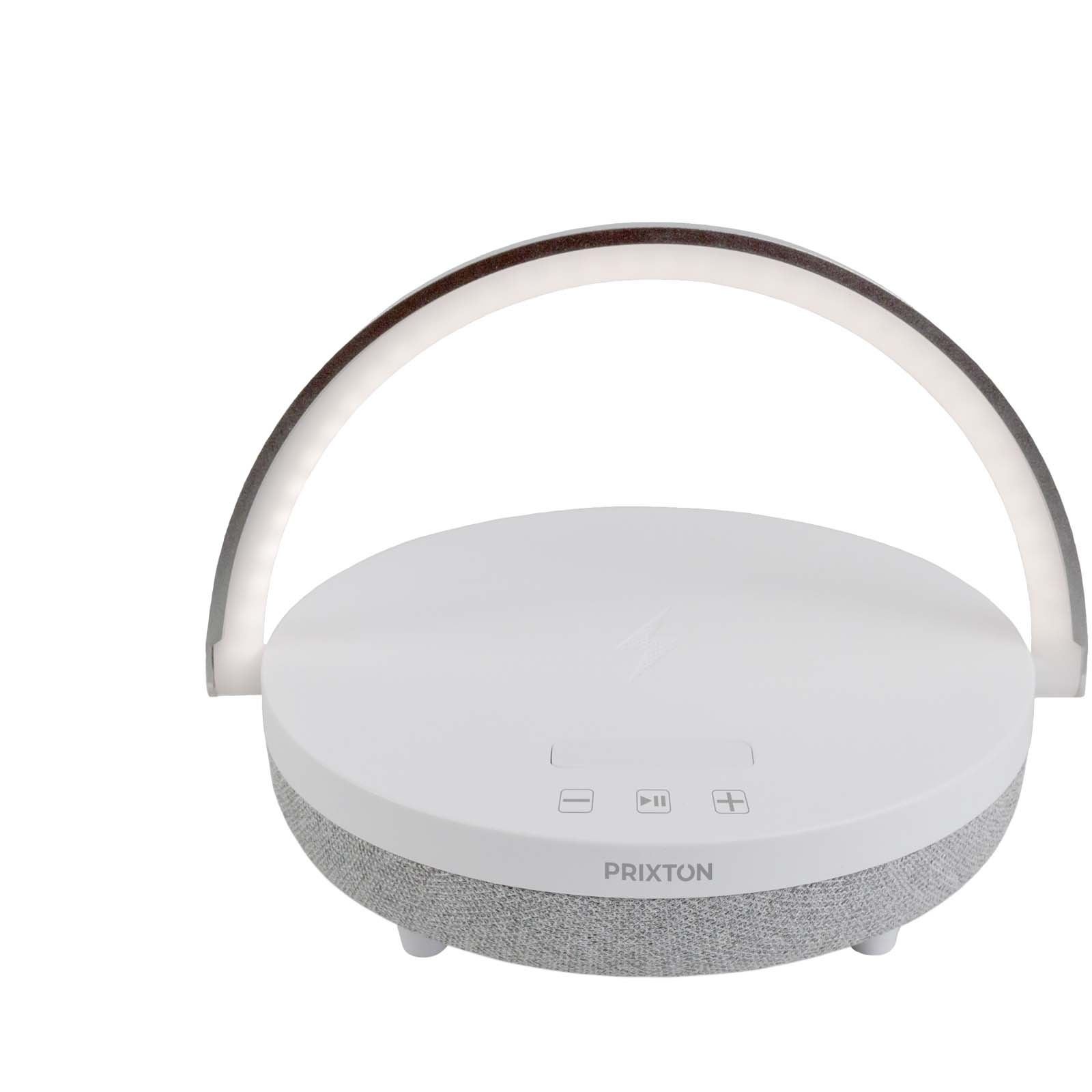 Enceinte Bluetooth® 4-en-1 Prixton de 10 W avec lumière LED et station de charge sans fil 2
