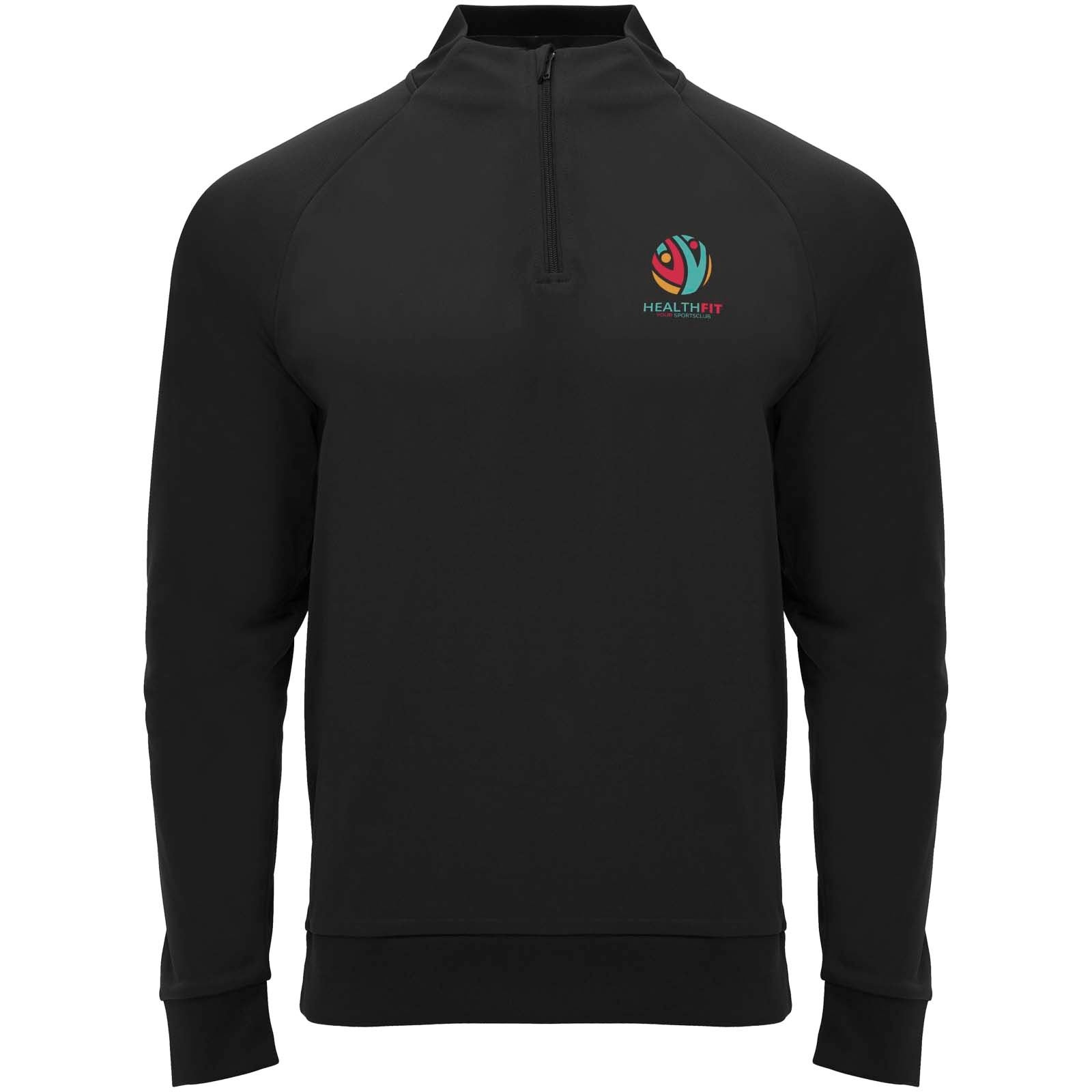 Sweatshirt Epiro à manches longues unisexe avec fermeture demi-zip 9