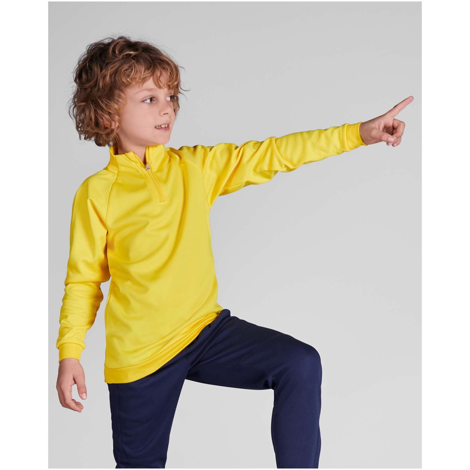 Sweatshirt Epiro à manches longues avec fermeture demi- zip pour enfant 26