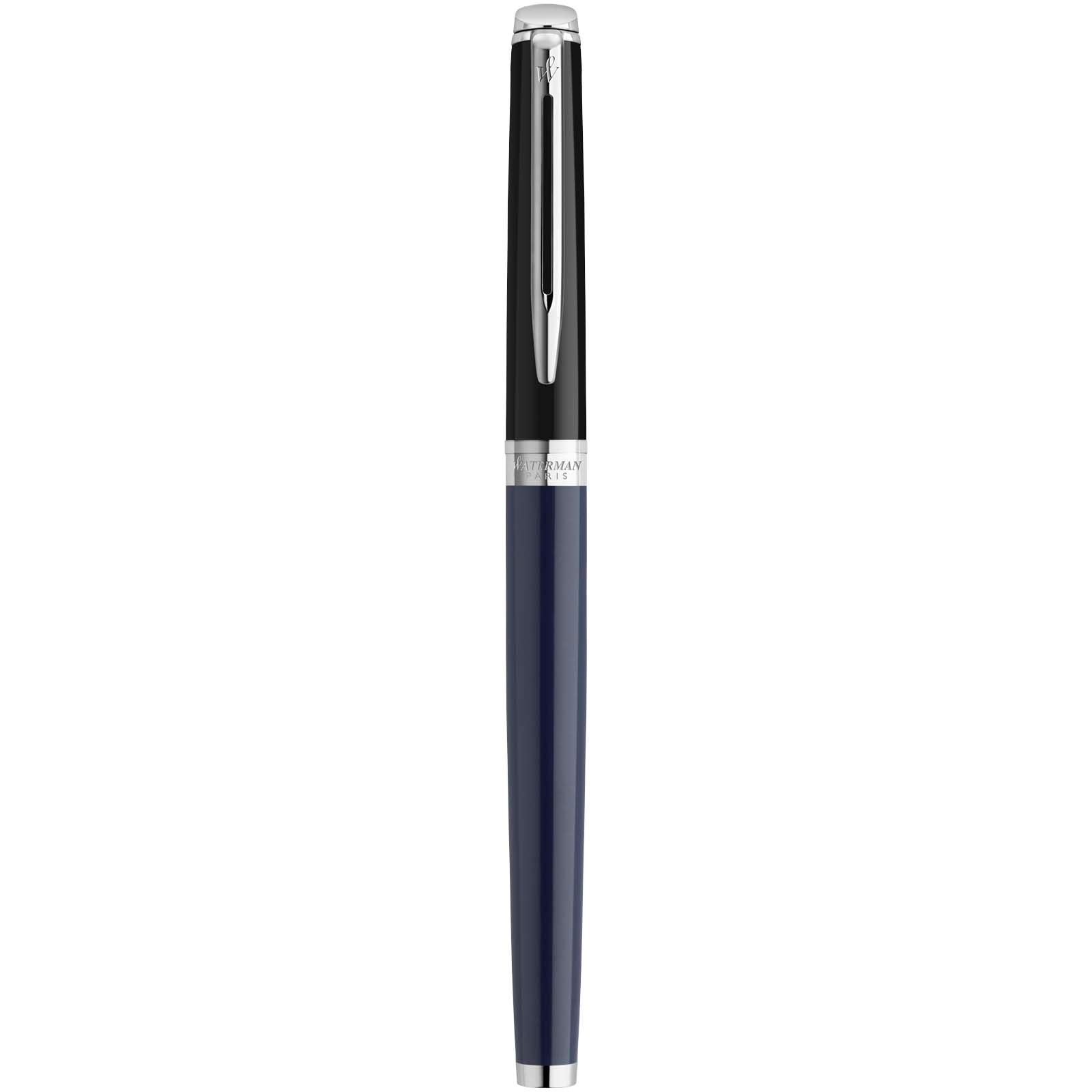 Stylo plume Waterman Hemisphere avec habillage palladium (encre bleue) 10