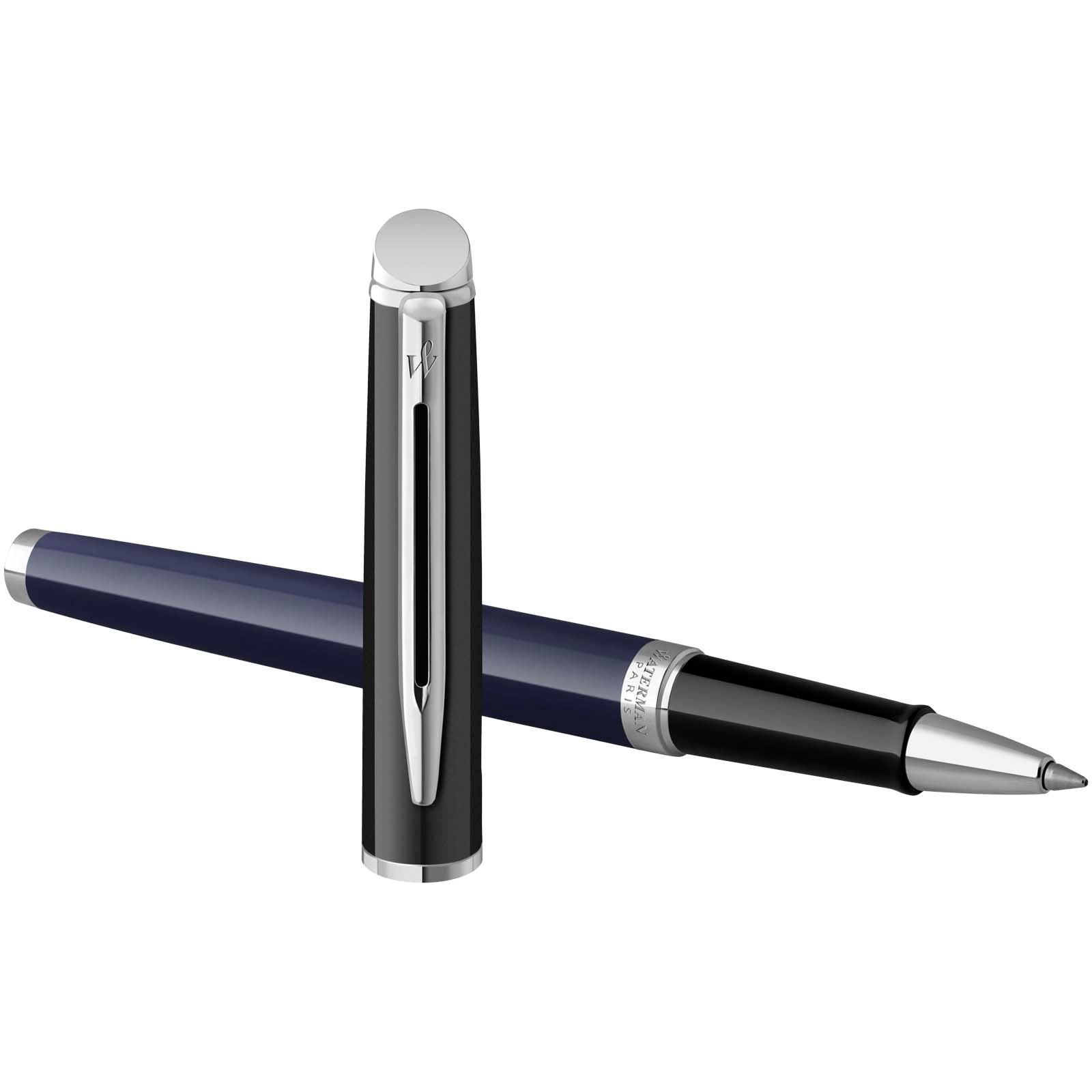 Stylo roller Waterman Hemisphere avec habillage palladium (encre noire) 8