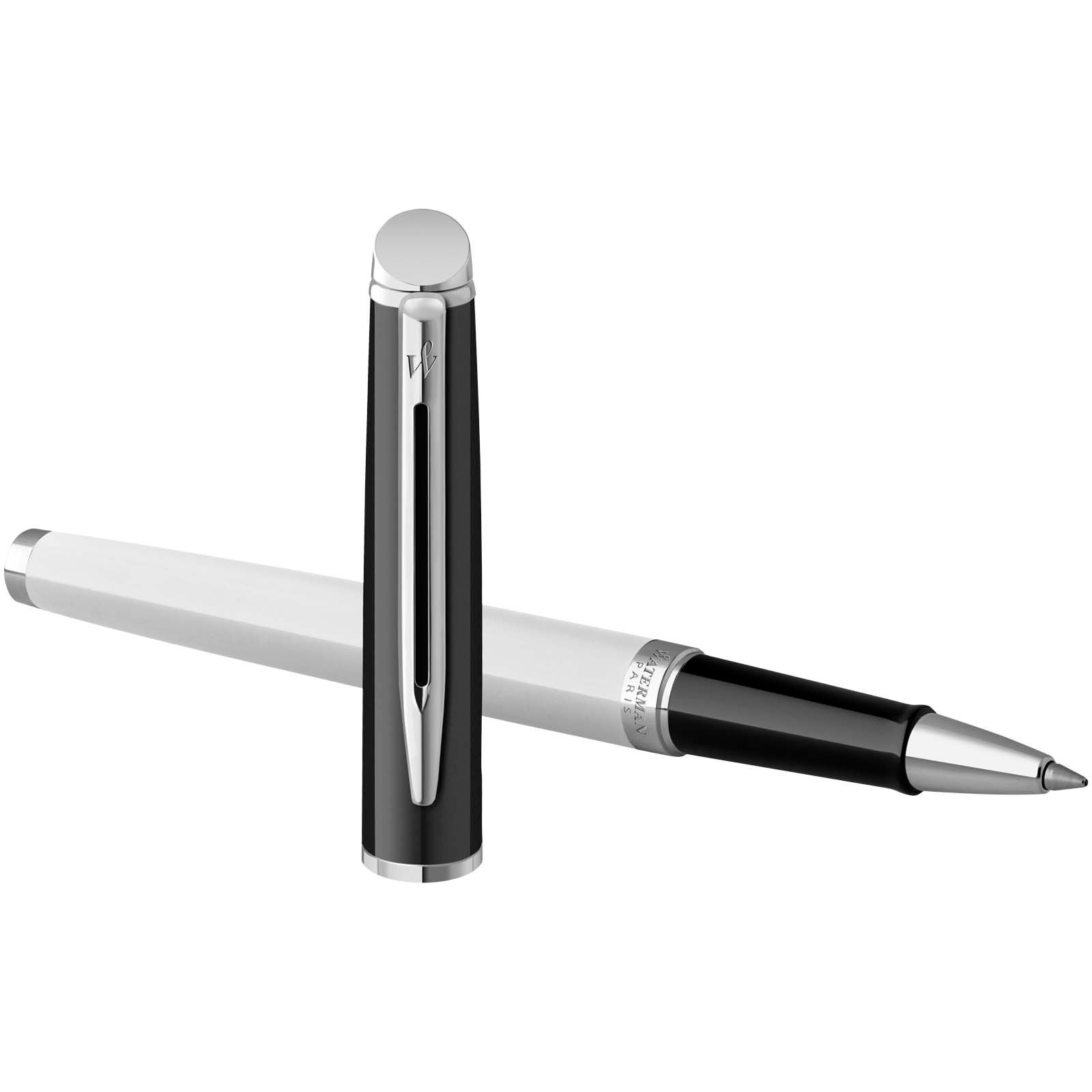Stylo roller Waterman Hemisphere avec habillage palladium (encre noire) 9