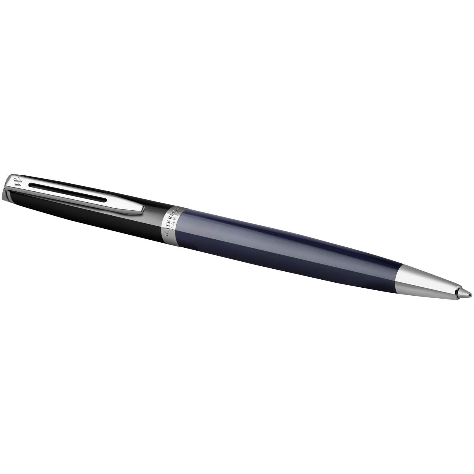 Stylo roller Waterman Hemisphere avec habillage palladium (encre bleue) 8
