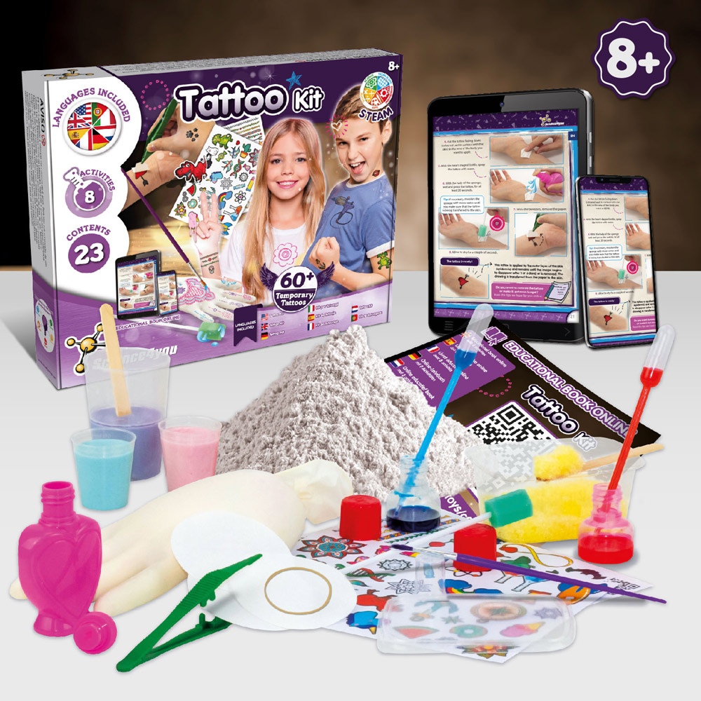 Tattoo Factory Kit I. Jeu éducatif pour enfants 4