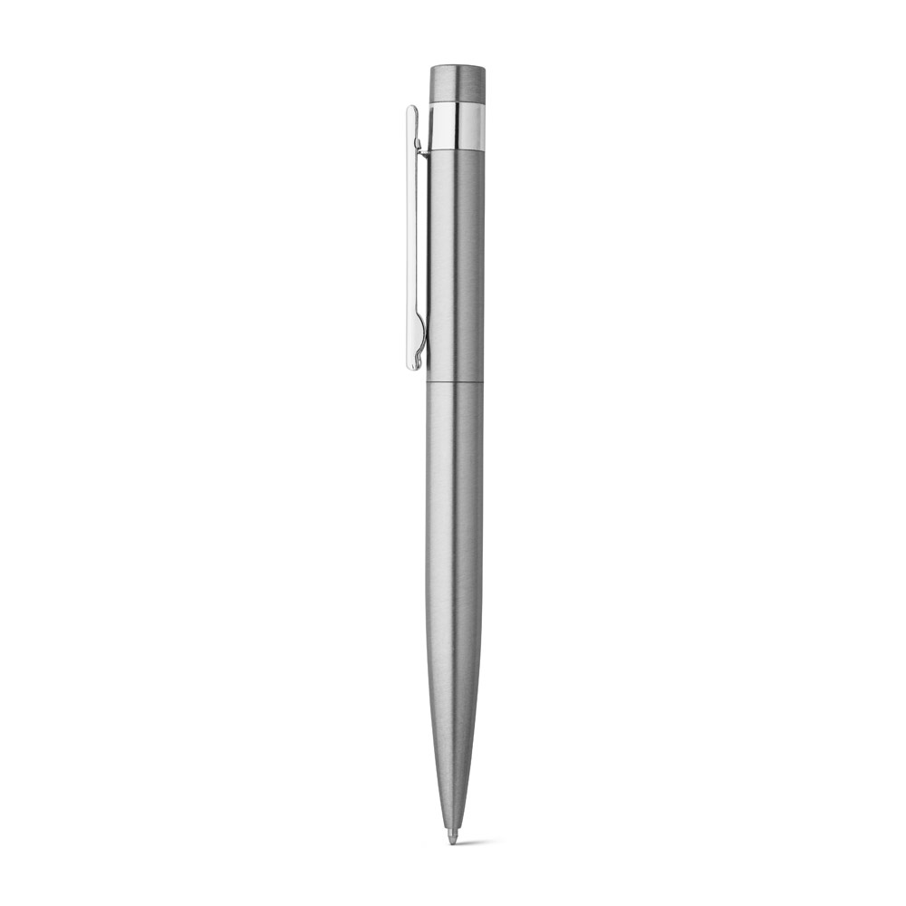 ALEXA. Stylo à bille avec corps en acier inoxydable (53% rSS) et clip 2