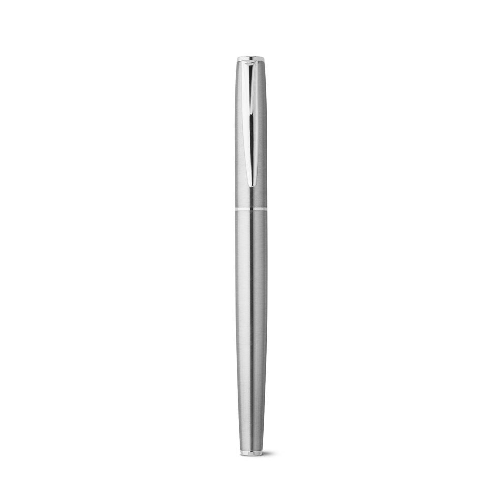 ELLA. Set de stylos à bille et rollers avec corps avec clip en acier inoxydable (53% rSS) 6