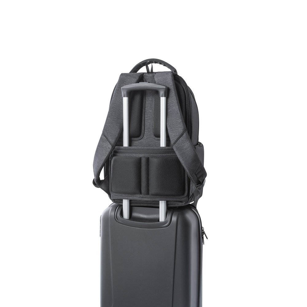 RE-BOSTON. Sac à dos pour ordinateur portable en nylon recyclé 2Tone résistant à l'eau avec compartiment 210D 13