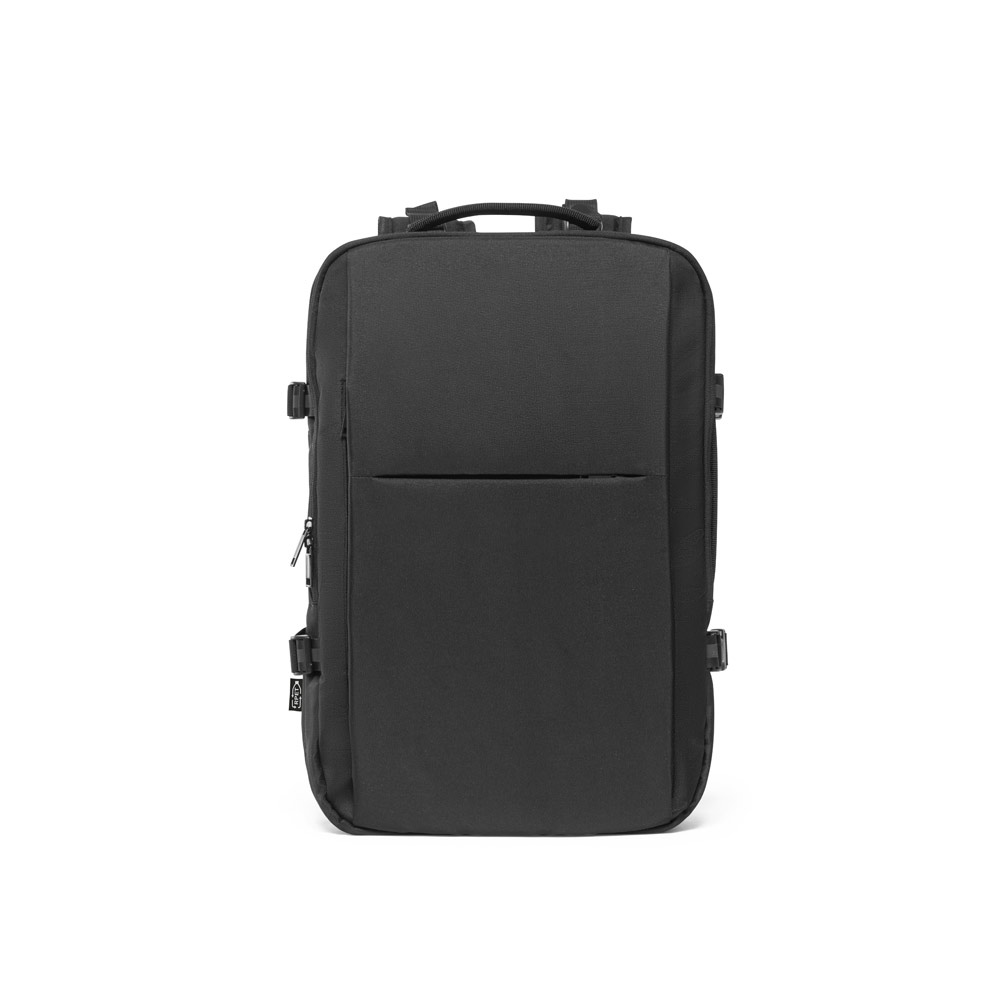 DALLAS. Sac à dos de voyage en polyester 600D recyclé haute densité pour ordinateur portable de 17.3 pouces 4