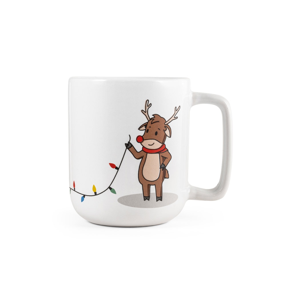 REINDEER. Tasse avec impression de Noël 330 mL 4