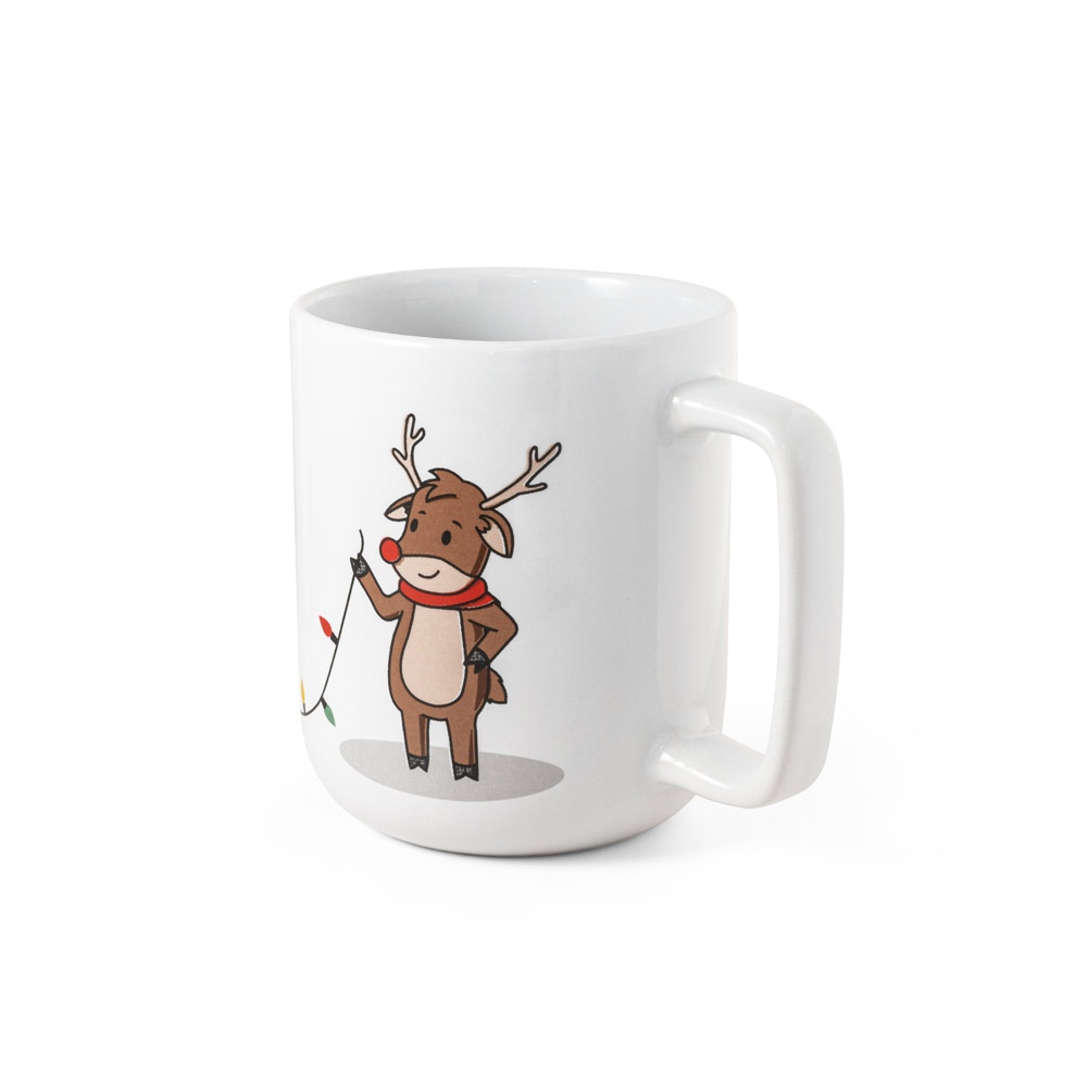 REINDEER. Tasse avec impression de Noël 330 mL 2