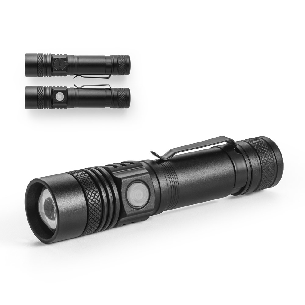 UNGAR. Torche aluminium recyclé (100 % rAL) rechargeable 5 W