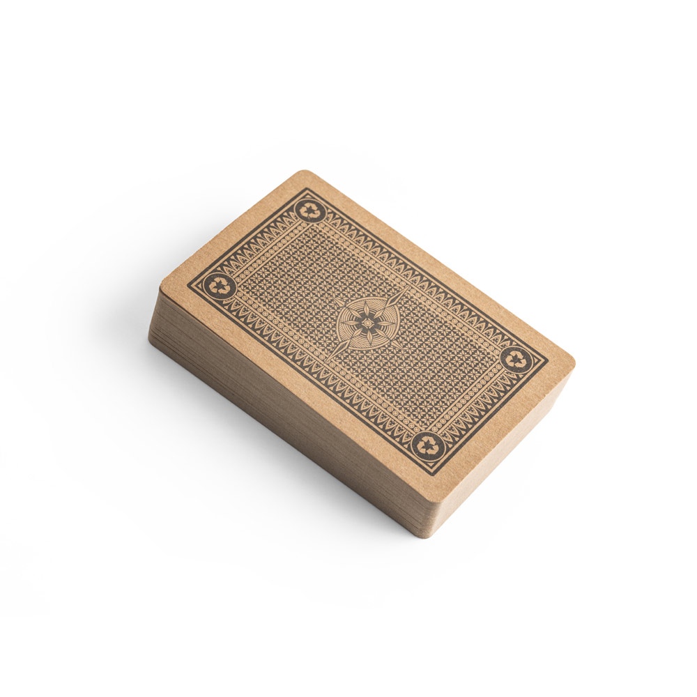 FISCHER. Jeu de 54 cartes classiques en papier kraft, fabriquée à partir de matériaux certifiés FSC™ et d'autres matériaux contrôlés 2