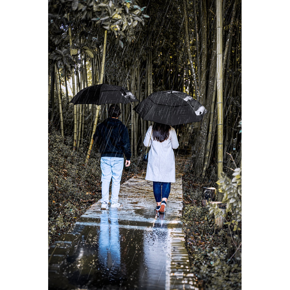 GAVIN. Parapluie 27.5" pongé 190T avec ouverture automatique 4
