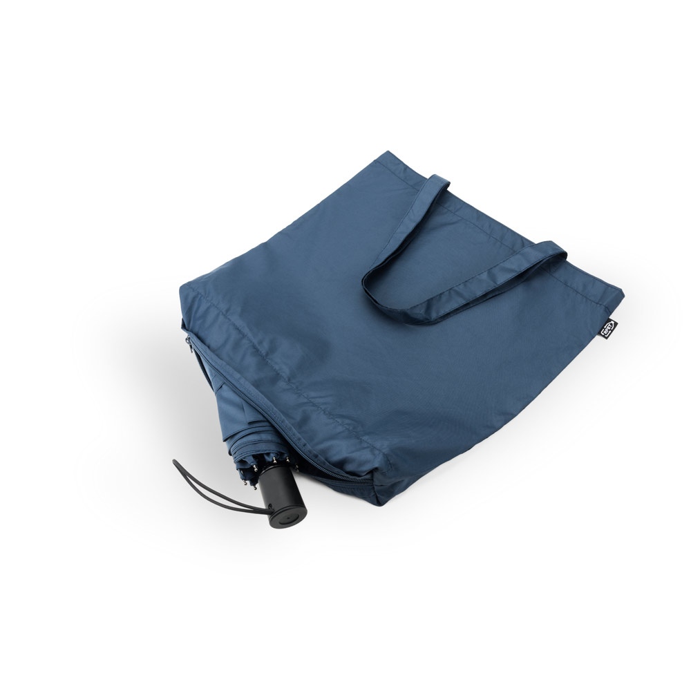 SKYLAR. Parapluie 2 en 1 avec sac shopping en polyester recyclé inclus 15