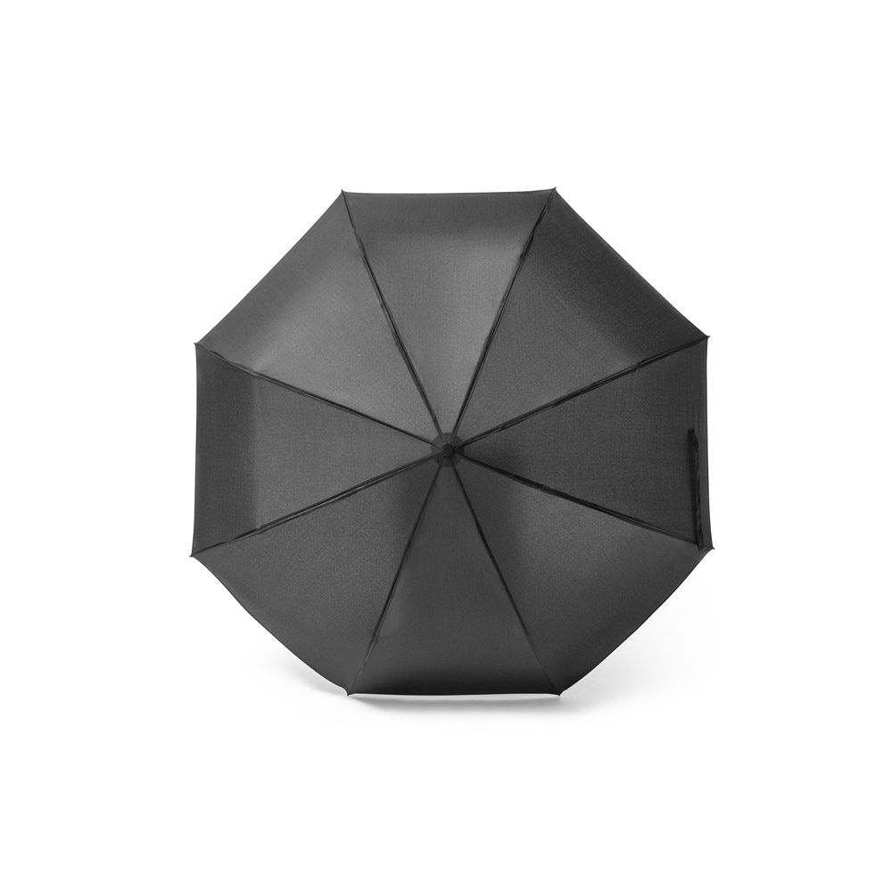 GUSTAVO. Parapluie pongé 190T polyester recyclé (100% rPET) avec ouverture et fermeture automatiques 5