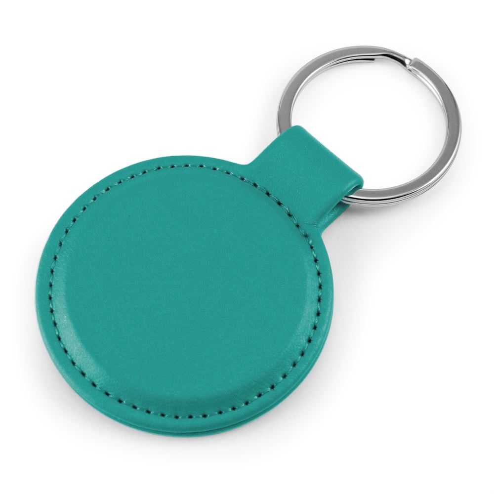 Porte-clé rond en PU