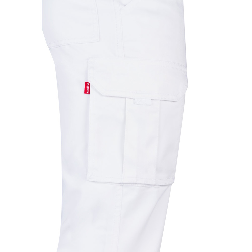 VL LUGH. Pantalon stretch, multipoches (240g/m²) en coton (46%), EME (38%) et polyester (16%) 30