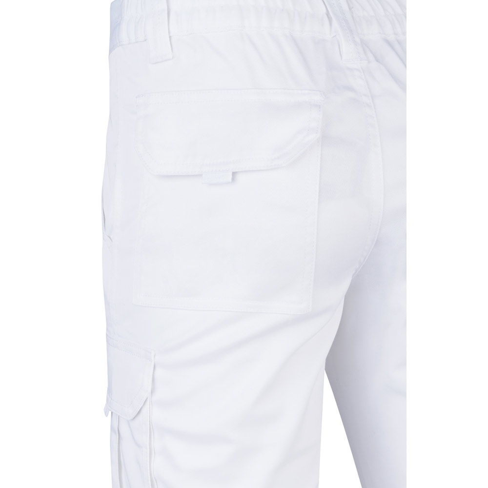 VL LUGH. Pantalon stretch, multipoches (240g/m²) en coton (46%), EME (38%) et polyester (16%) 31
