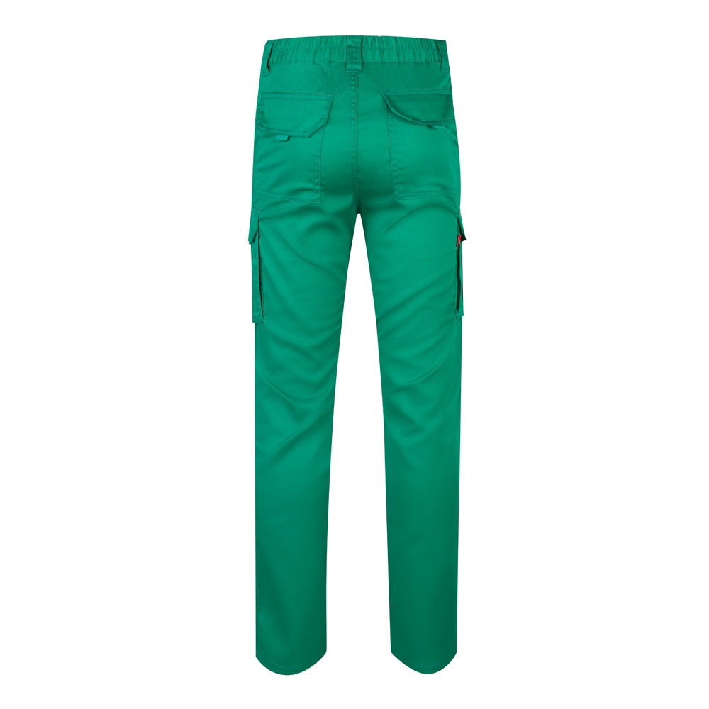 VL LUGH. Pantalon stretch, multipoches (240g/m²) en coton (46%), EME (38%) et polyester (16%) 32