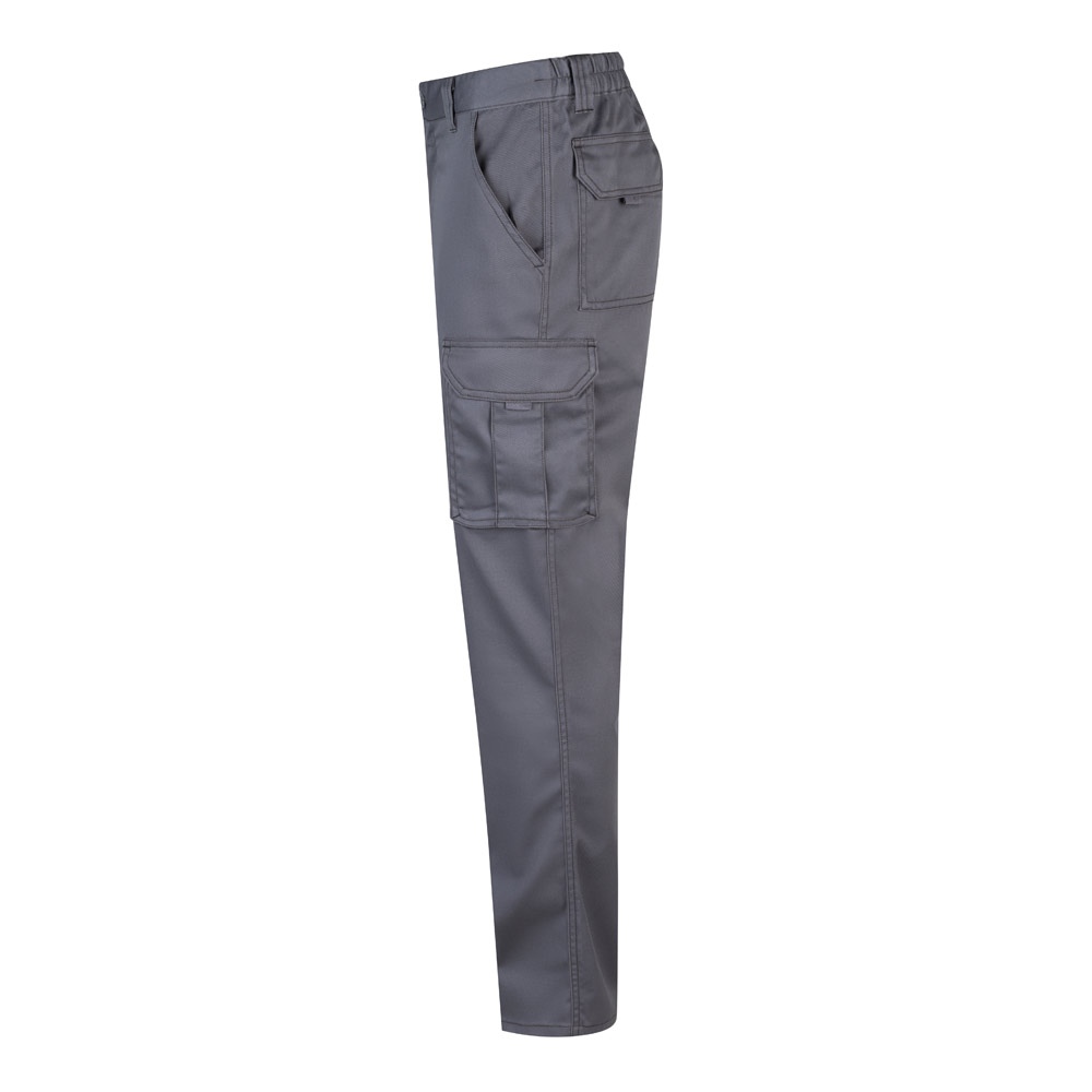 VL LUGH. Pantalon stretch, multipoches (240g/m²) en coton (46%), EME (38%) et polyester (16%) 38
