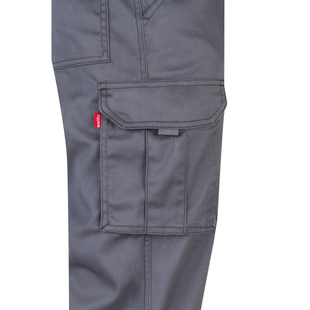 VL LUGH. Pantalon stretch, multipoches (240g/m²) en coton (46%), EME (38%) et polyester (16%) 40