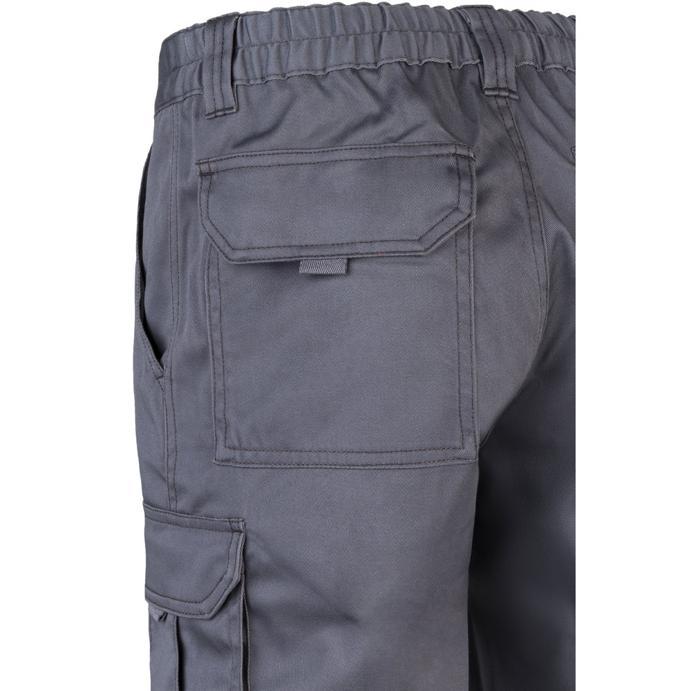 VL LUGH. Pantalon stretch, multipoches (240g/m²) en coton (46%), EME (38%) et polyester (16%) 41