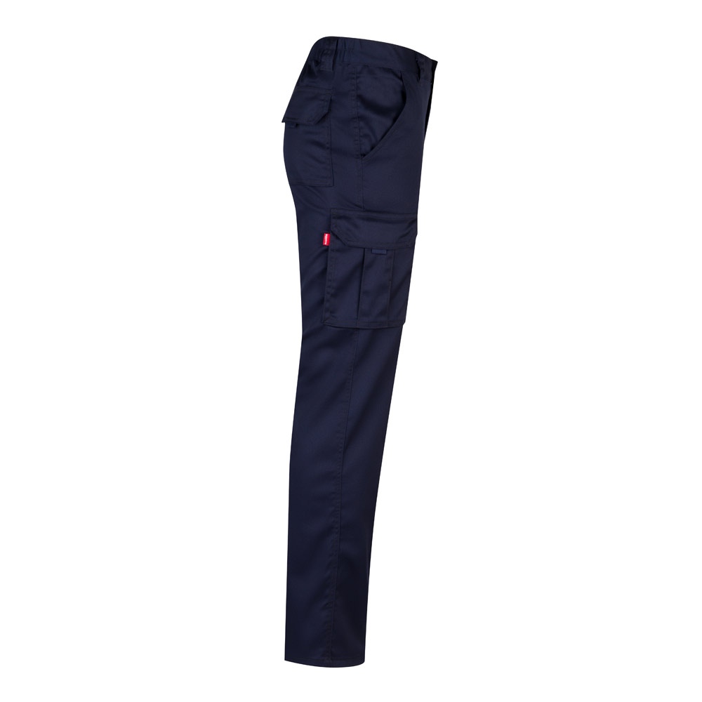 VL LUGH. Pantalon stretch, multipoches (240g/m²) en coton (46%), EME (38%) et polyester (16%) 49