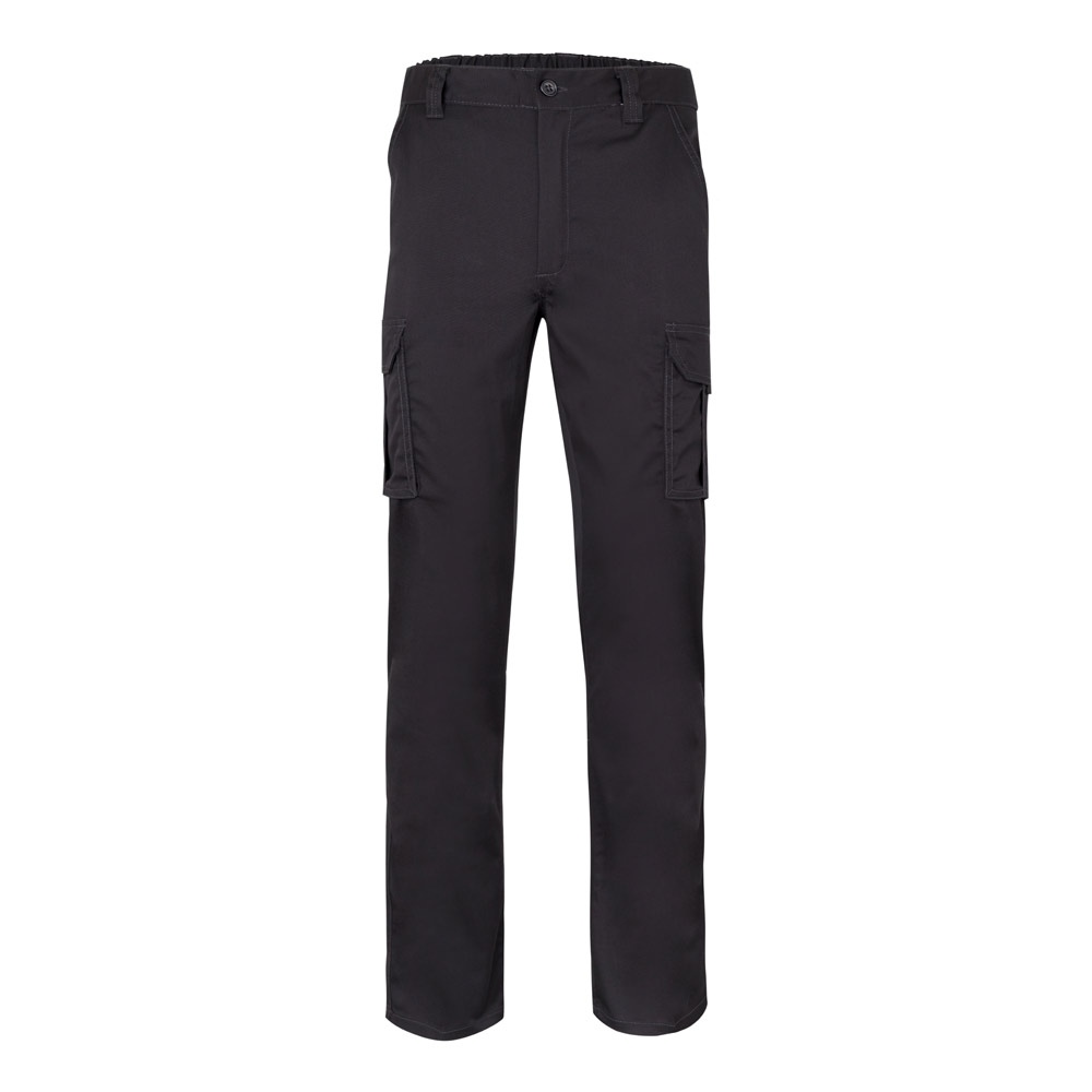 VL LUGH. Pantalon stretch, multipoches (240g/m²) en coton (46%), EME (38%) et polyester (16%) 2
