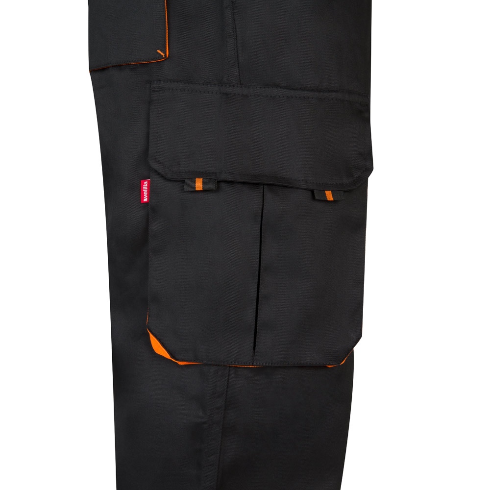 VL HYPNOS. Pantalon sergé, bicolore, multipoches (200g/m²), en coton (35%) et polyester (65%) 29