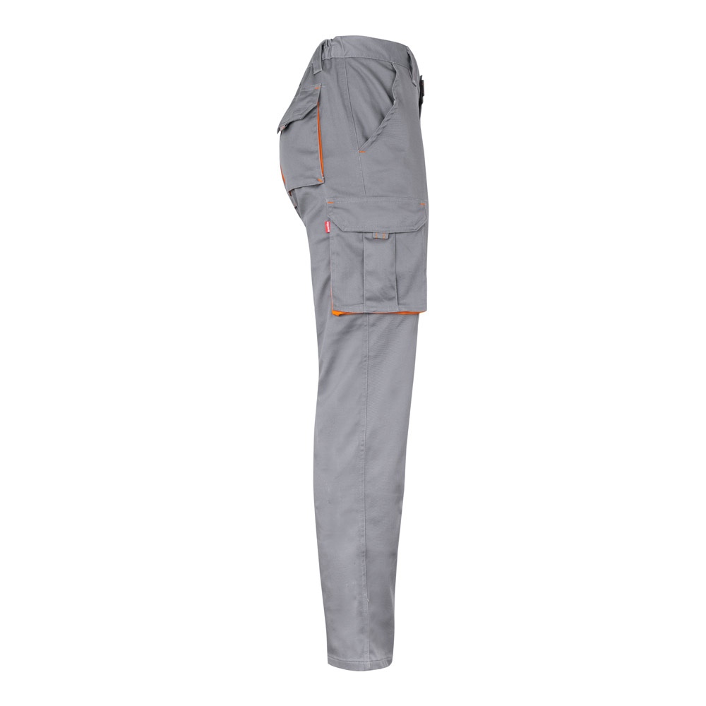 VL HYPNOS. Pantalon sergé, bicolore, multipoches (200g/m²), en coton (35%) et polyester (65%) 38