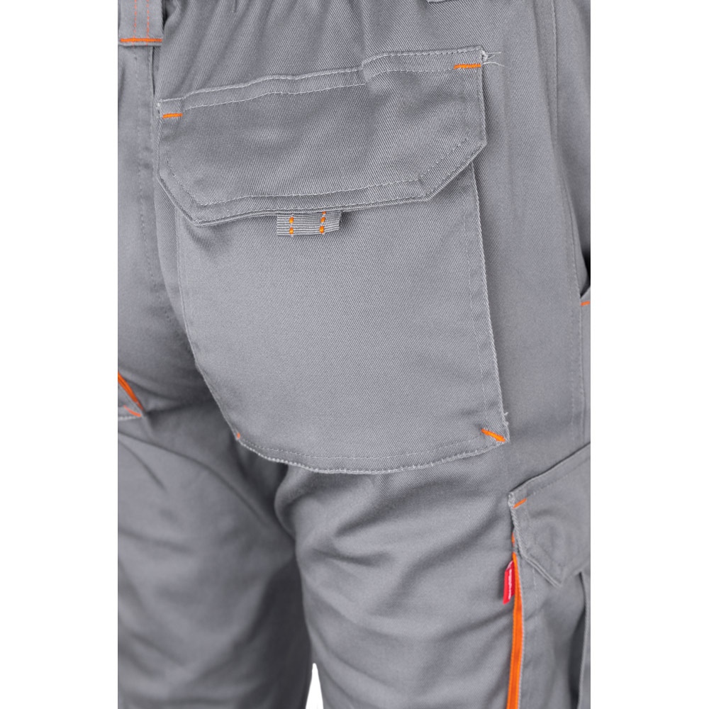 VL HYPNOS. Pantalon sergé, bicolore, multipoches (200g/m²), en coton (35%) et polyester (65%) 40