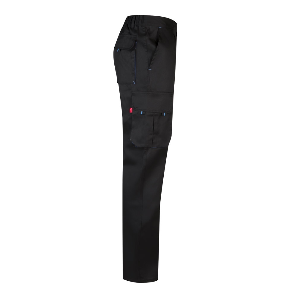 VL HYPNOS. Pantalon sergé, bicolore, multipoches (200g/m²), en coton (35%) et polyester (65%) 43