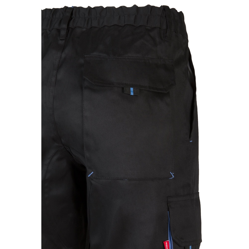 VL HYPNOS. Pantalon sergé, bicolore, multipoches (200g/m²), en coton (35%) et polyester (65%) 45