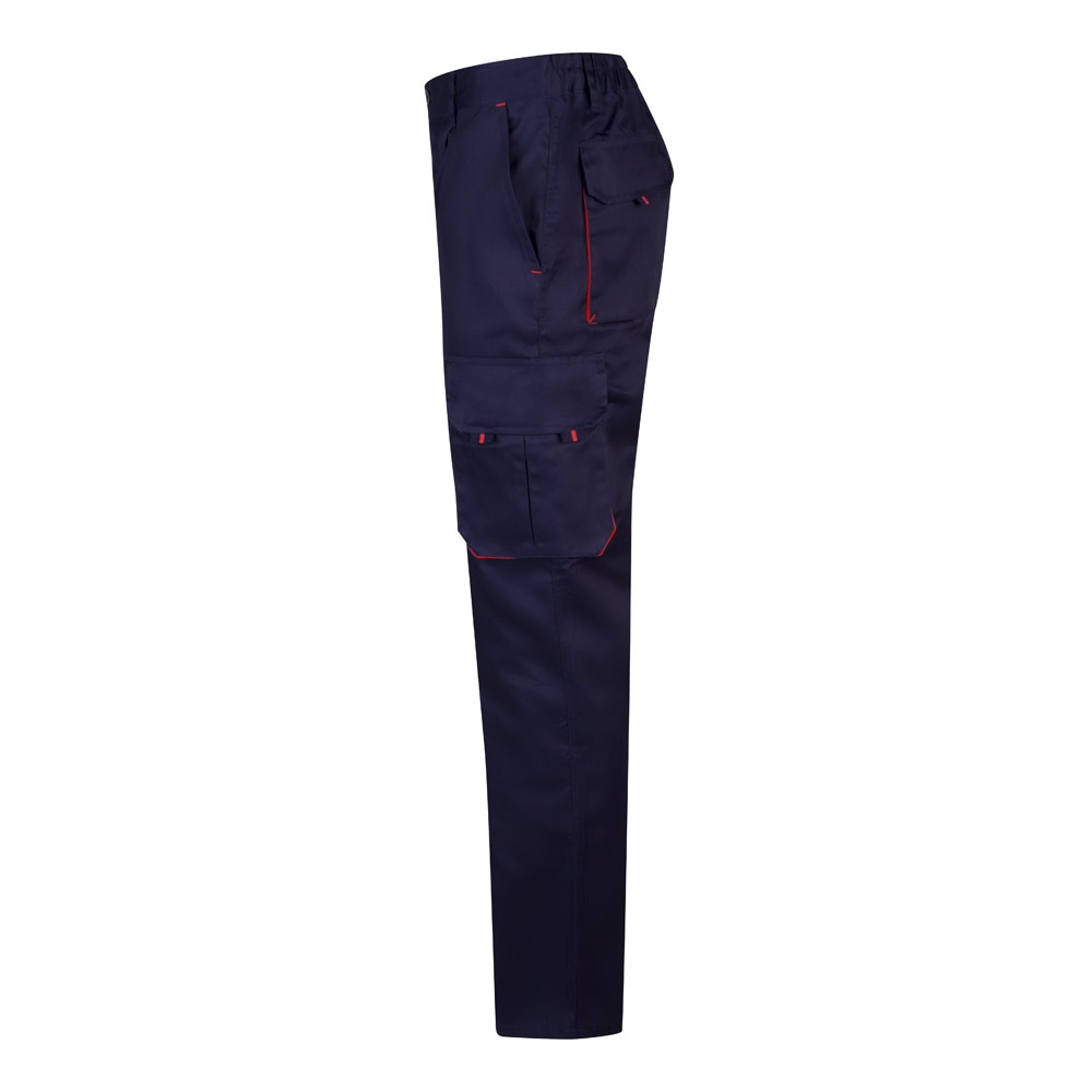 VL HYPNOS. Pantalon sergé, bicolore, multipoches (200g/m²), en coton (35%) et polyester (65%) 47