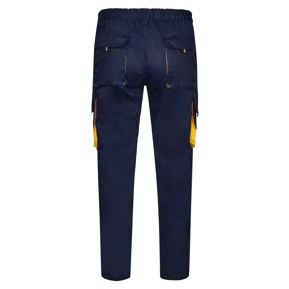 VL HYPNOS. Pantalon sergé, bicolore, multipoches (200g/m²), en coton (35%) et polyester (65%) 20