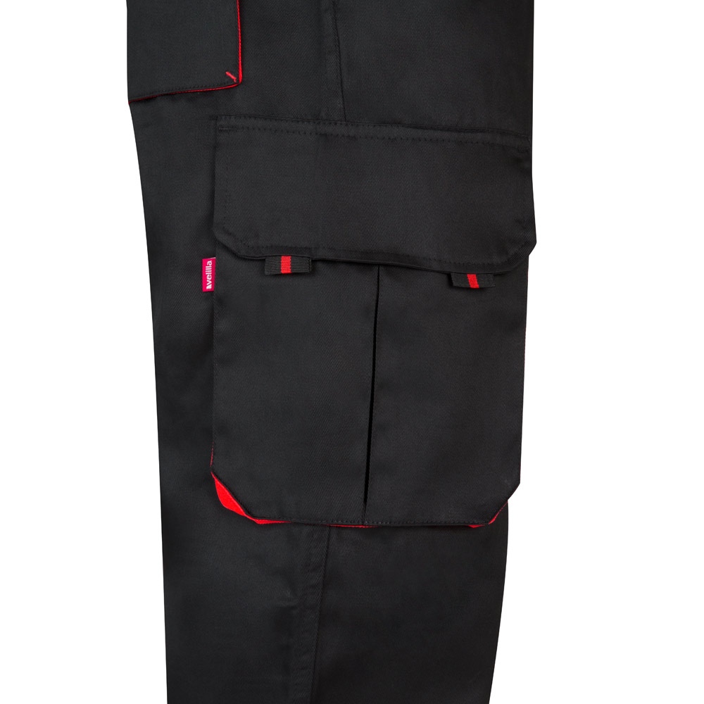 VL HYPNOS. Pantalon sergé, bicolore, multipoches (200g/m²), en coton (35%) et polyester (65%) 59