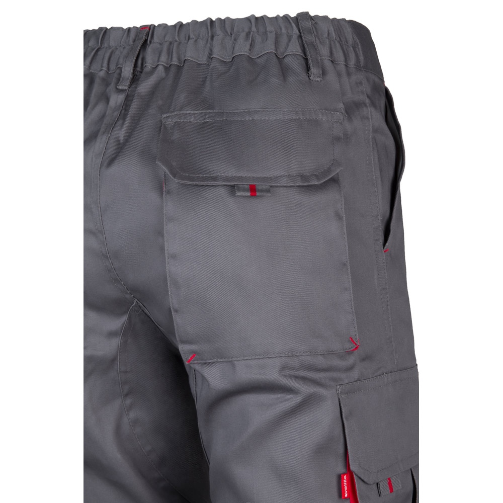 VL HYPNOS. Pantalon sergé, bicolore, multipoches (200g/m²), en coton (35%) et polyester (65%) 70