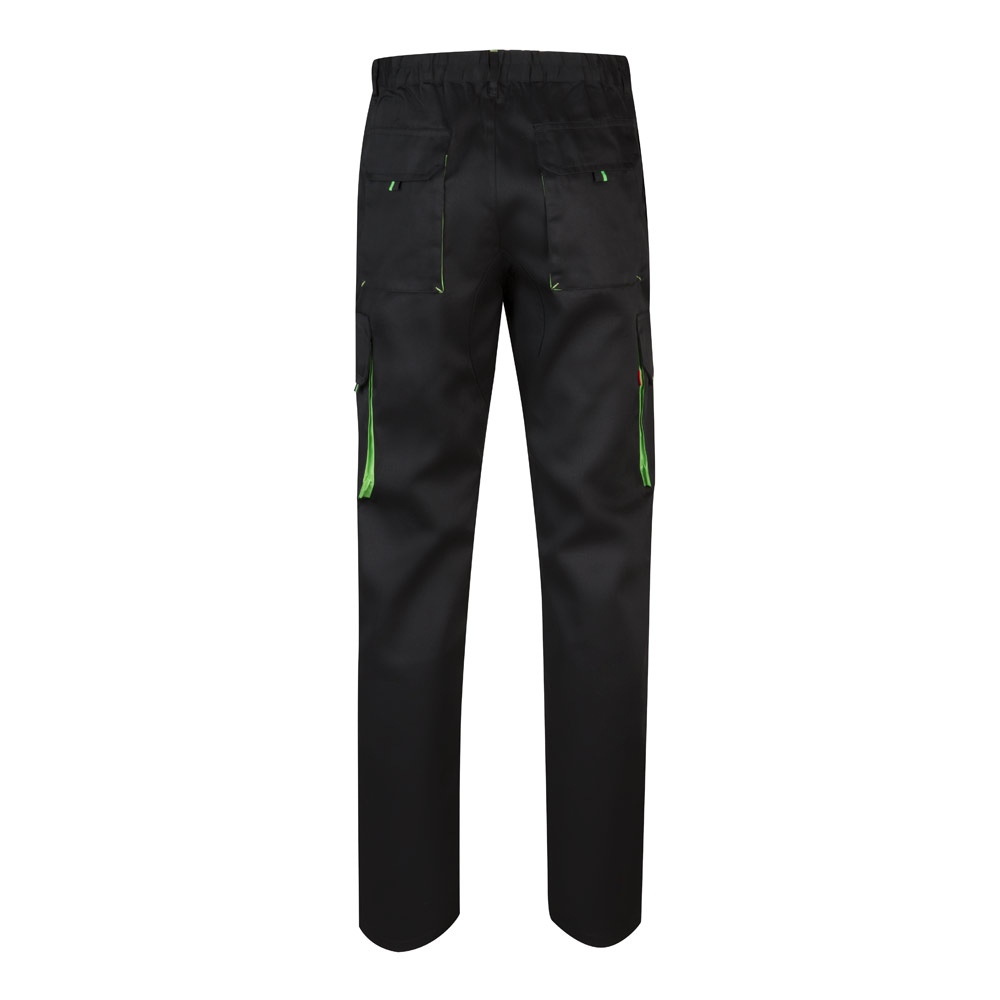 VL HYPNOS. Pantalon sergé, bicolore, multipoches (200g/m²), en coton (35%) et polyester (65%) 71