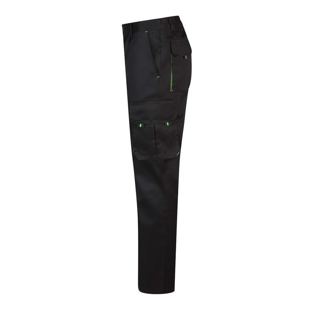 VL HYPNOS. Pantalon sergé, bicolore, multipoches (200g/m²), en coton (35%) et polyester (65%) 72
