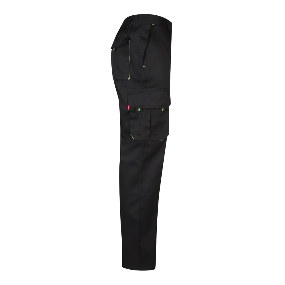 VL HYPNOS. Pantalon sergé, bicolore, multipoches (200g/m²), en coton (35%) et polyester (65%) 73