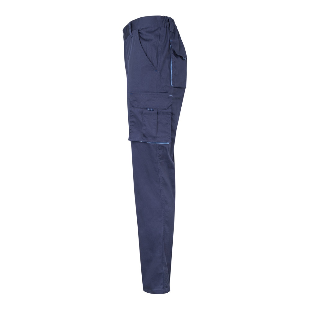 VL HYPNOS. Pantalon sergé, bicolore, multipoches (200g/m²), en coton (35%) et polyester (65%) 76
