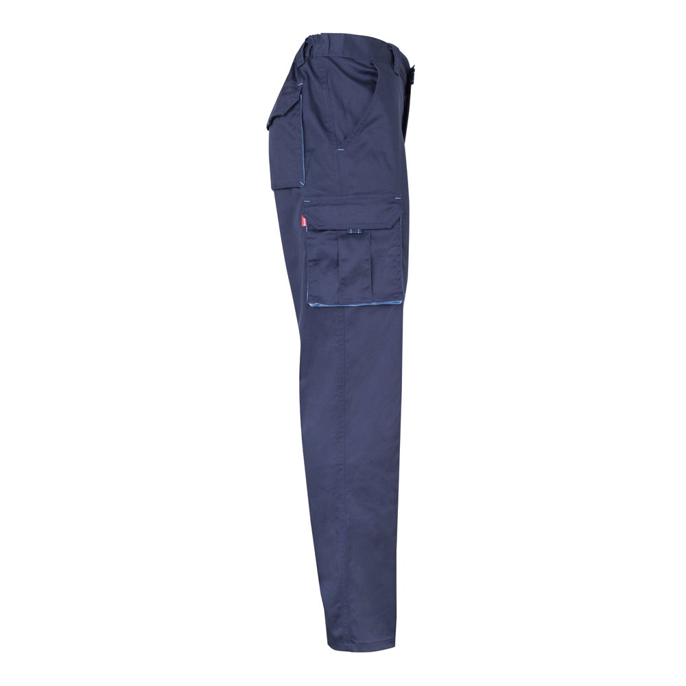 VL HYPNOS. Pantalon sergé, bicolore, multipoches (200g/m²), en coton (35%) et polyester (65%) 77