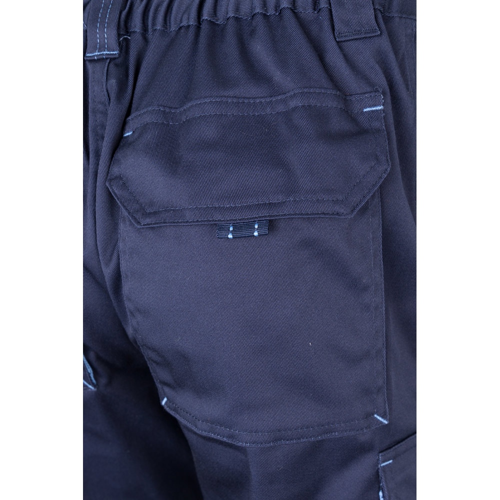 VL HYPNOS. Pantalon sergé, bicolore, multipoches (200g/m²), en coton (35%) et polyester (65%) 79