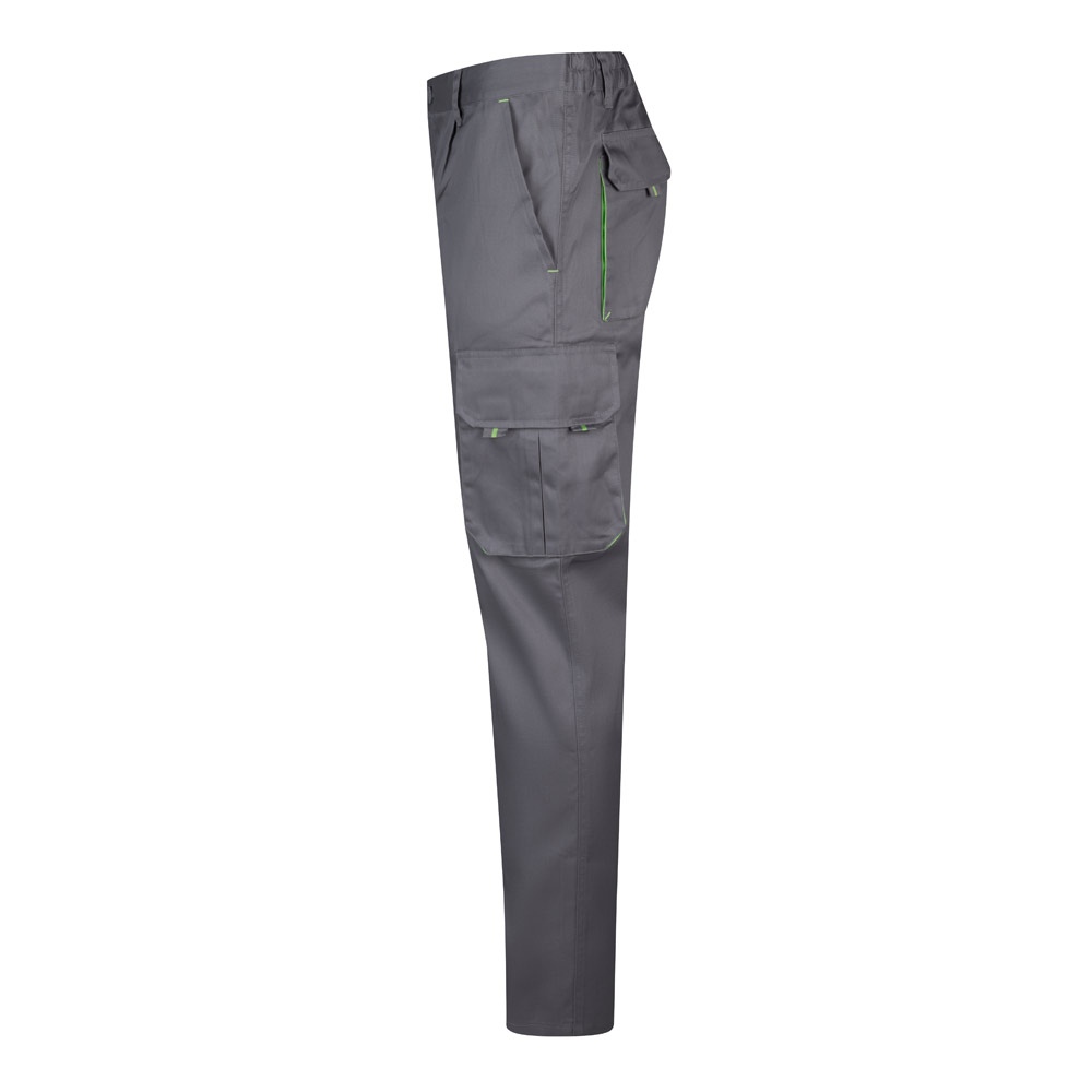 VL HYPNOS. Pantalon sergé, bicolore, multipoches (200g/m²), en coton (35%) et polyester (65%) 81