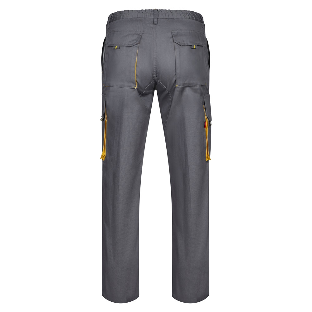 VL HYPNOS. Pantalon sergé, bicolore, multipoches (200g/m²), en coton (35%) et polyester (65%) 23