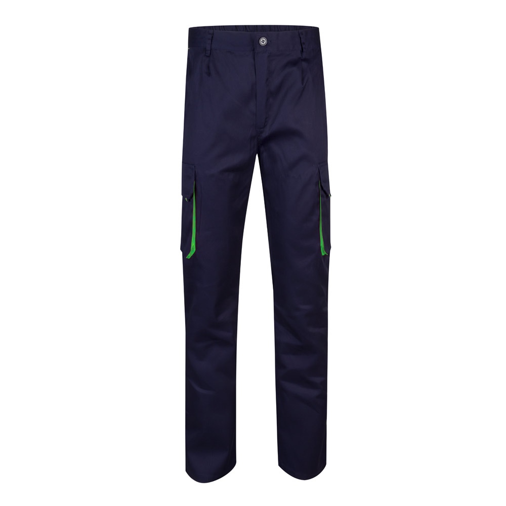 VL HYPNOS. Pantalon sergé, bicolore, multipoches (200g/m²), en coton (35%) et polyester (65%) 12