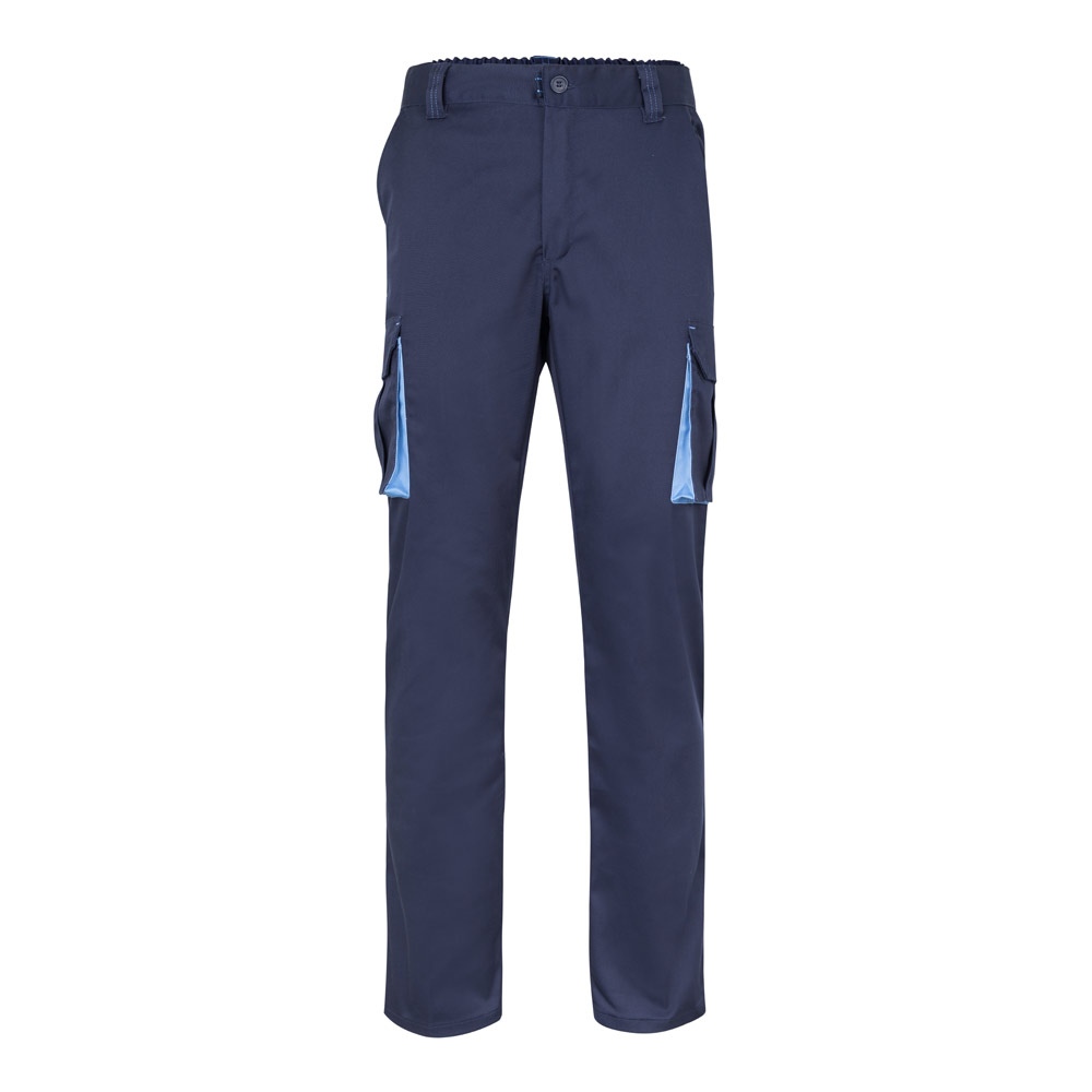 VL HYPNOS. Pantalon sergé, bicolore, multipoches (200g/m²), en coton (35%) et polyester (65%) 15