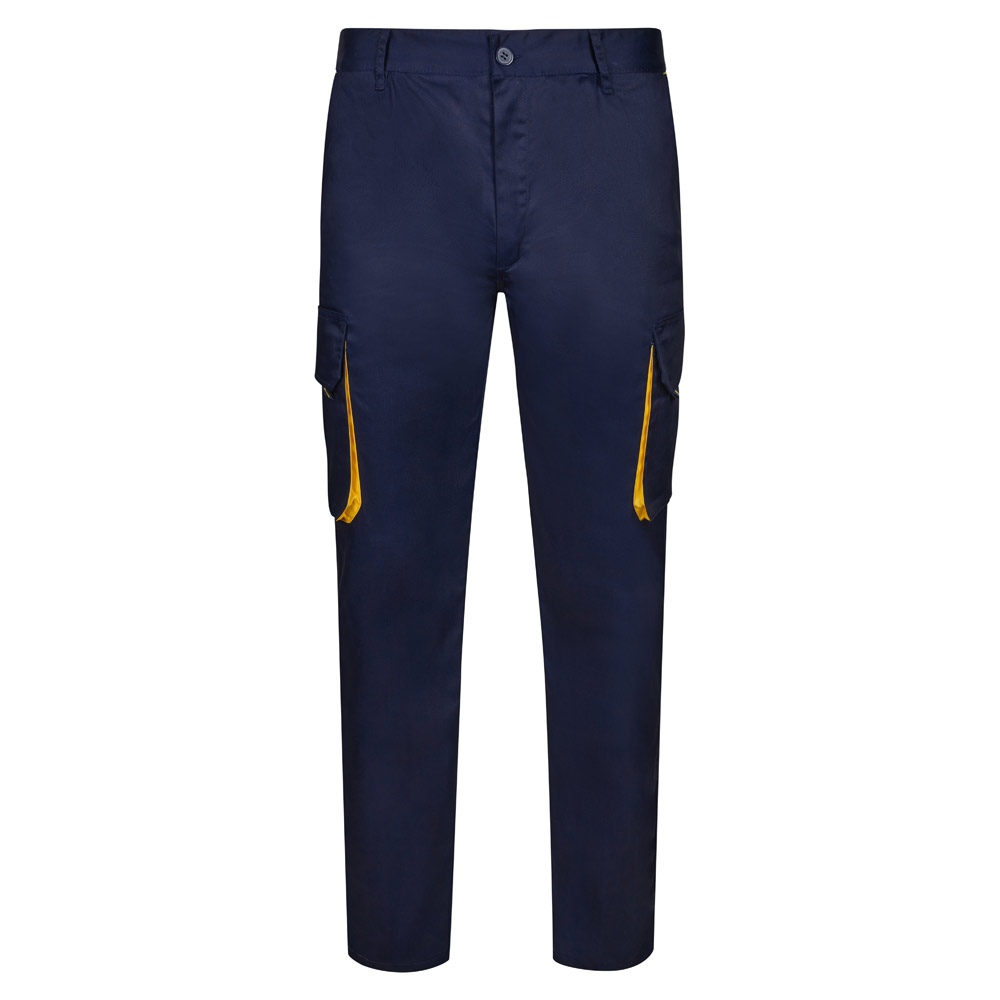 VL HYPNOS. Pantalon sergé, bicolore, multipoches (200g/m²), en coton (35%) et polyester (65%) 3