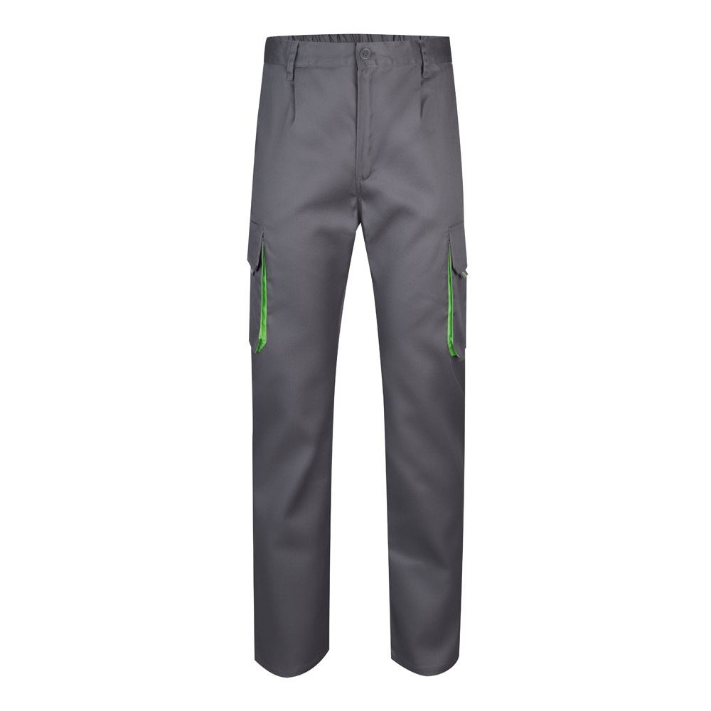 VL HYPNOS. Pantalon sergé, bicolore, multipoches (200g/m²), en coton (35%) et polyester (65%) 16